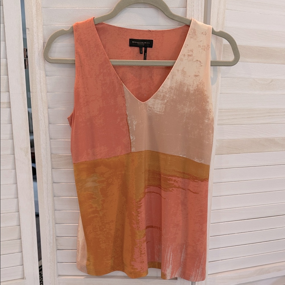 Donna Karan sleeveless blouse